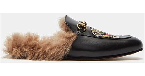 slip-on gucci loafers men|gucci fluffy loafers.